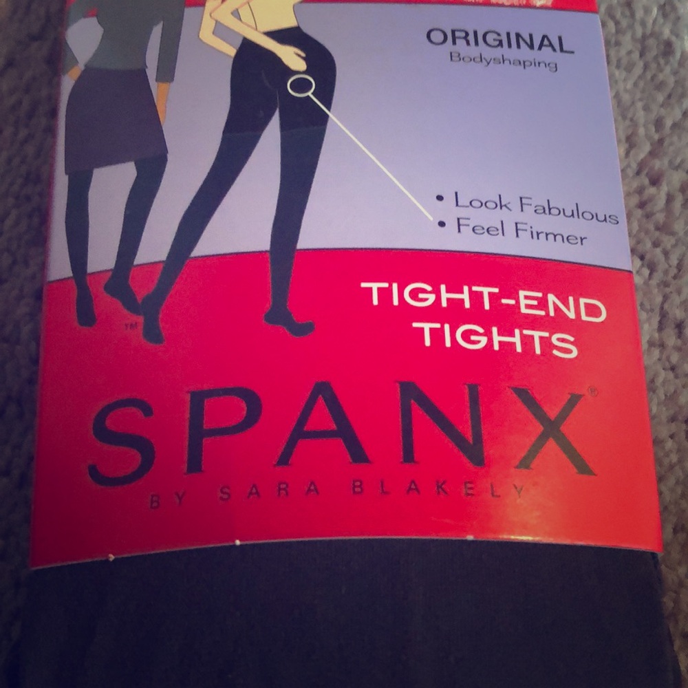 SPANX charcoal tights